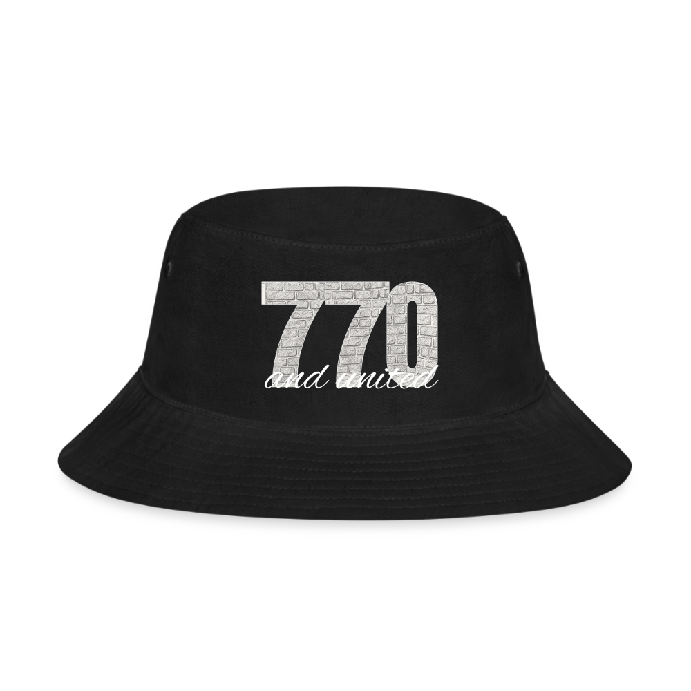 770 And United Light Bucket Hat - black