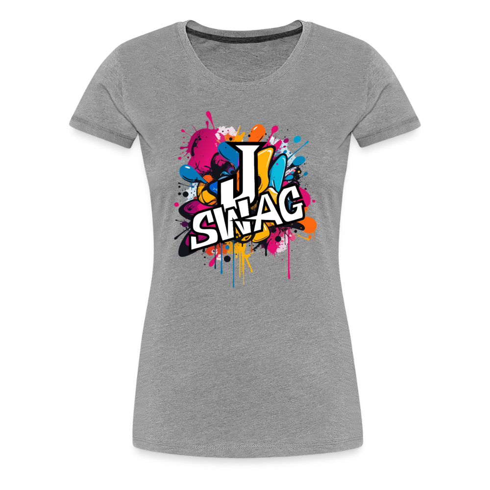 Jswag Logo  Women’s Premium T-Shirt - heather gray
