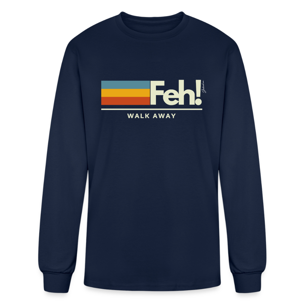 Feh! Men's Long Sleeve T-Shirt - navy