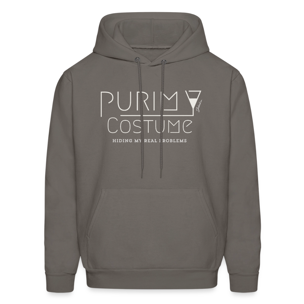 Purim Costume Men's Hoodie - asphalt gray