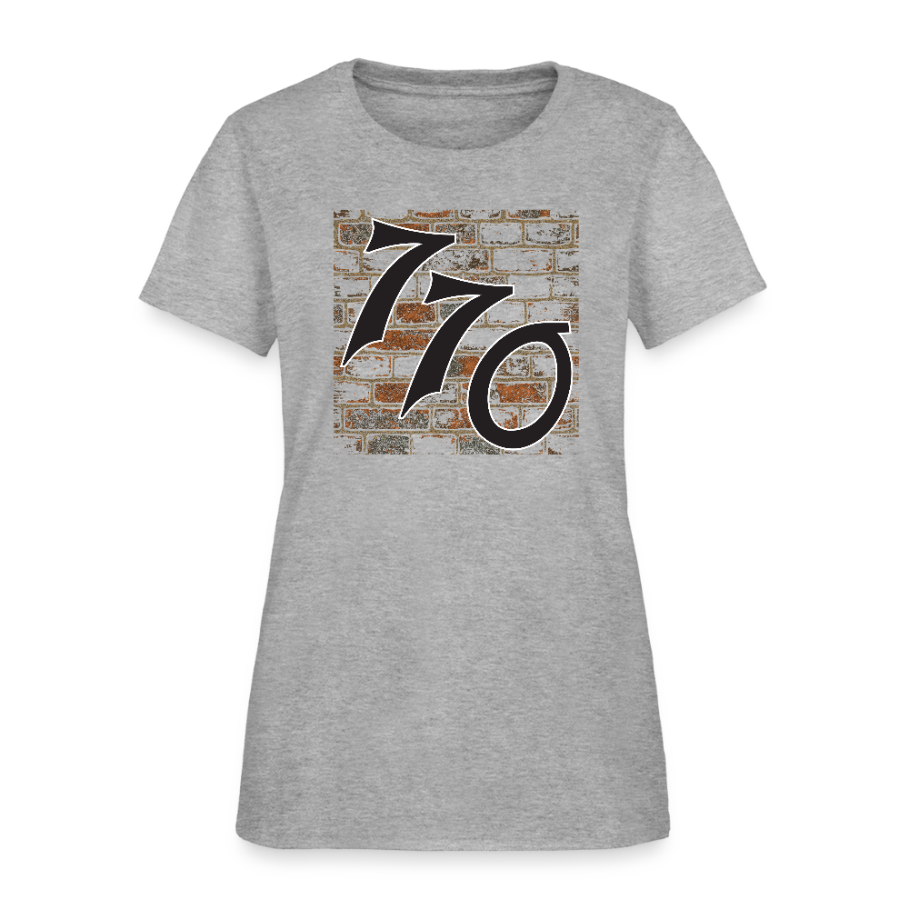 770 Brick Wall Women's T-Shirt - heather gray