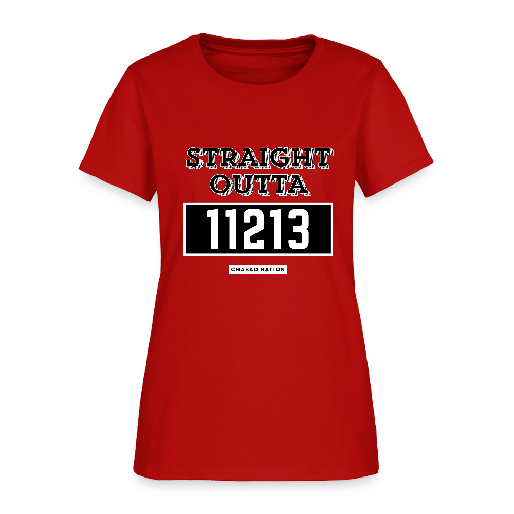Straight Outta 11213 Women's T-Shirt - red