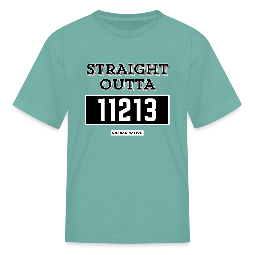Straight Outta 11213 Kids' T-Shirt - aquatic