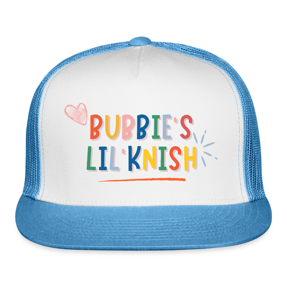 Bubbie's Lil' Knish Trucker Hat - white/blue