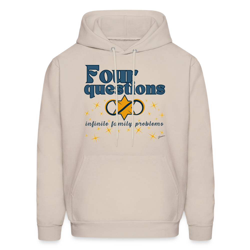 Four Questions Men's Hoodie - Sand