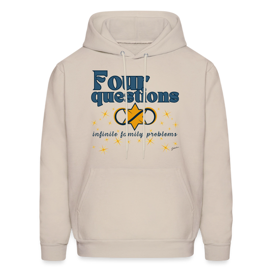 Four Questions Men's Hoodie - Sand