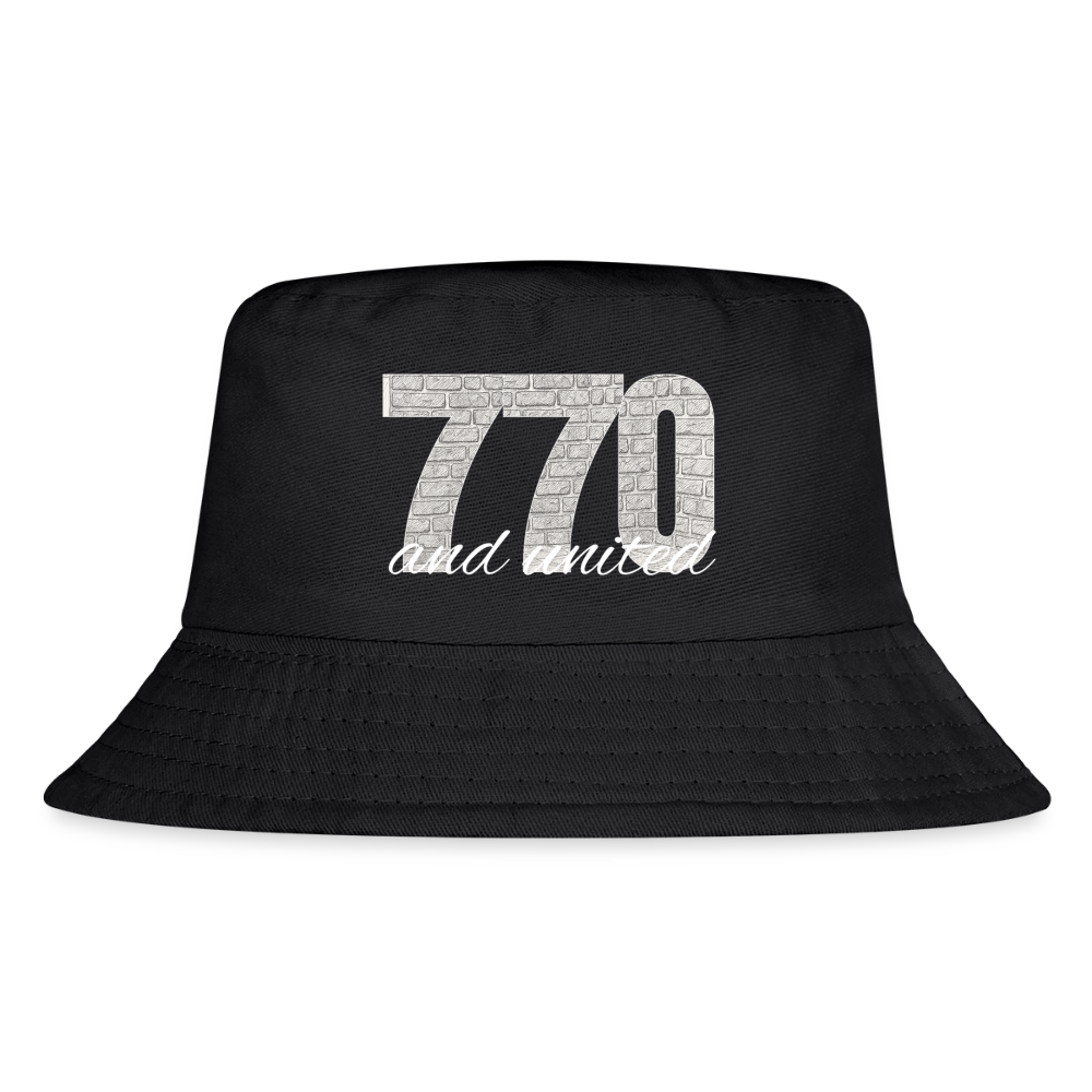 770 And United Light Kid's Bucket Hat - black