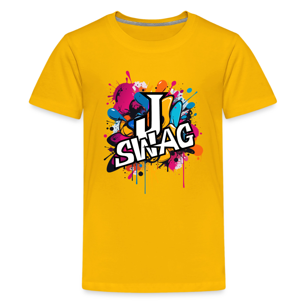 Jswag Logo  Kids' Premium T-Shirt - sun yellow