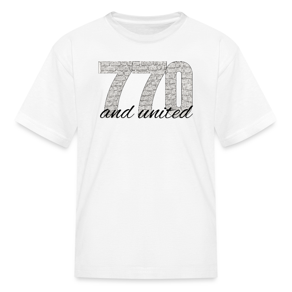 770 And United Kids' T-Shirt - white