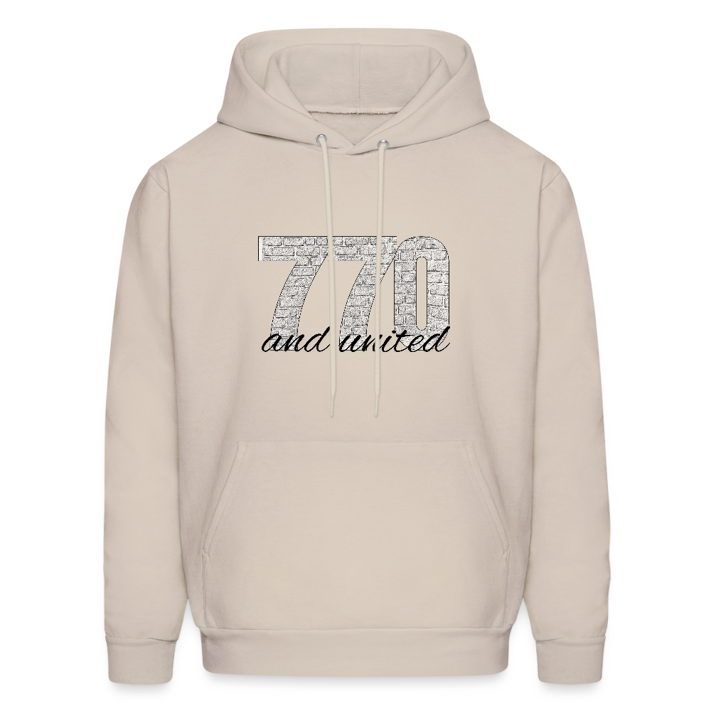 770 And United Men's Hoodie - Sand