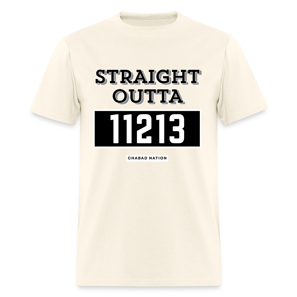 Straight Outta 11213 Men's T-Shirt | GILDAN 5000 - sweet cream heather