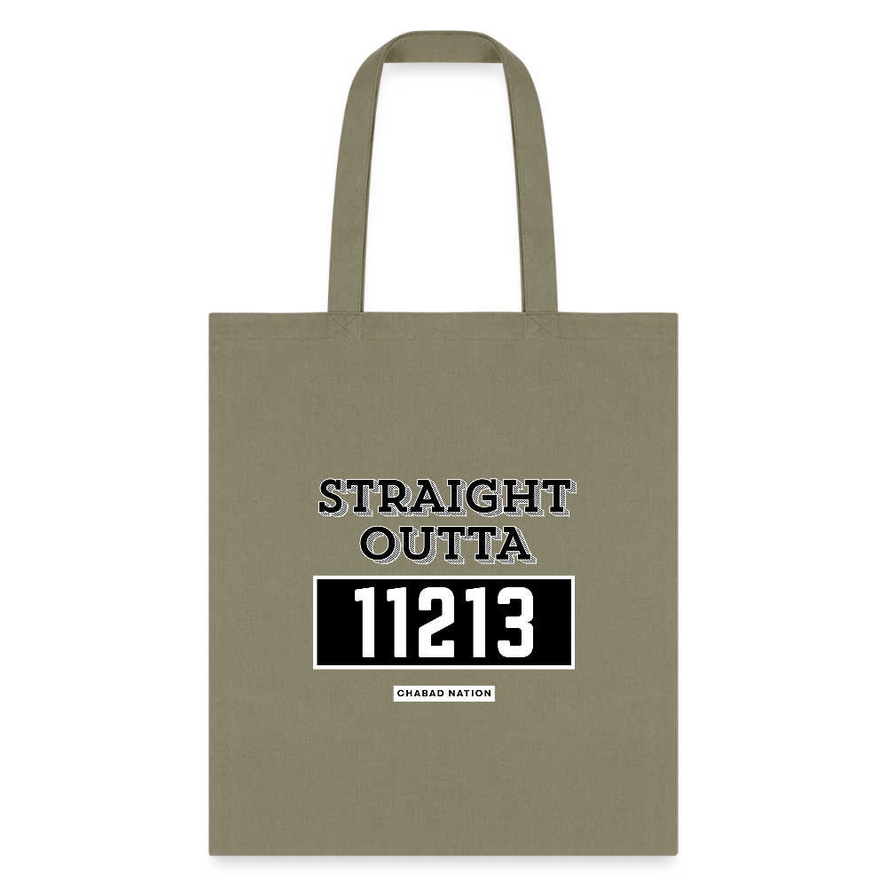 Straight Outta 11213 Tote Bag - khaki