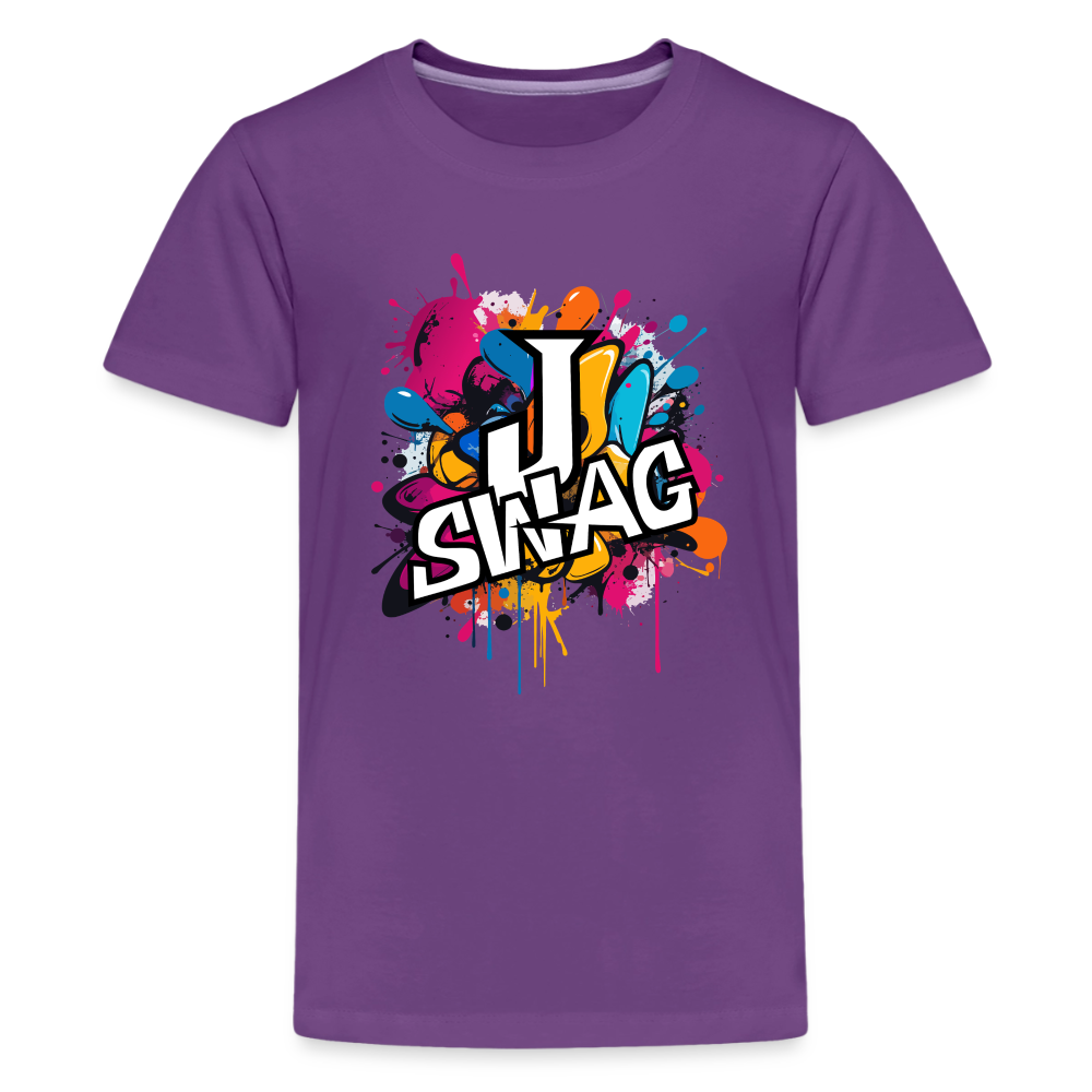 Jswag Logo  Kids' Premium T-Shirt - purple