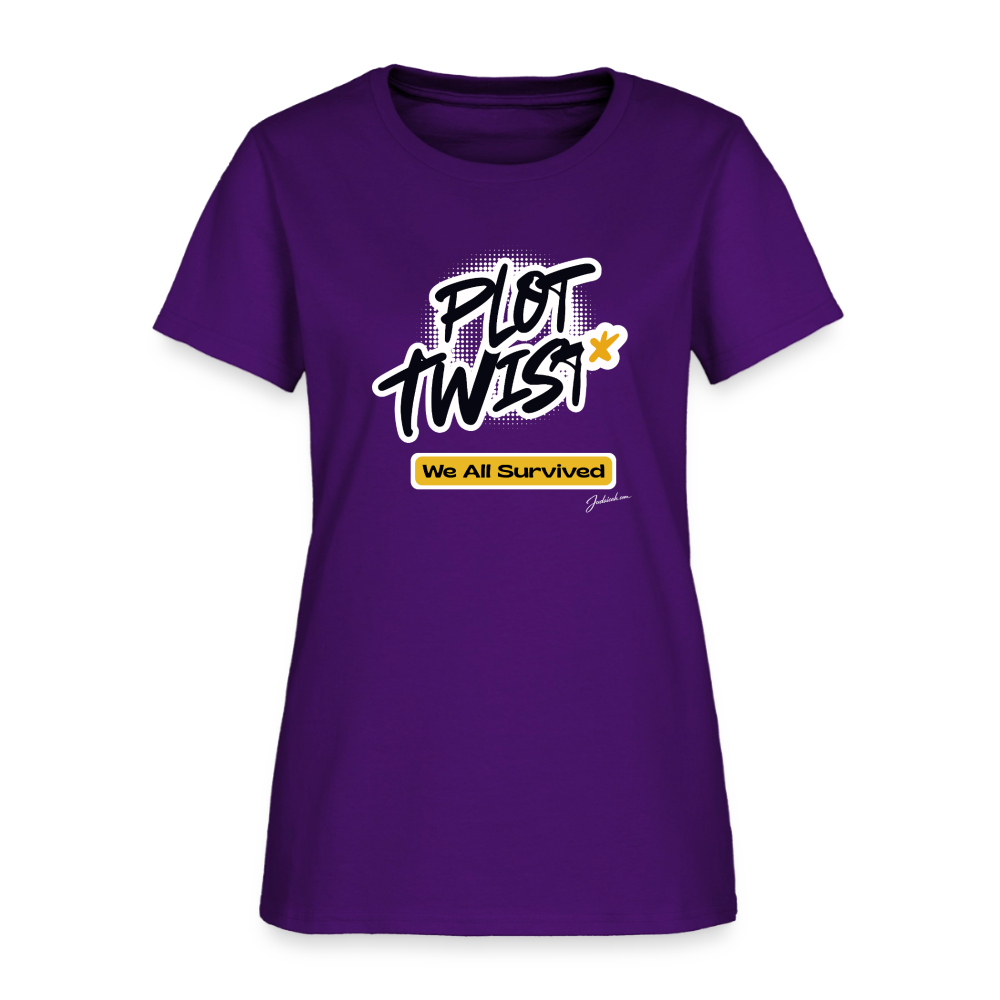 Plot Twist Women's T-Shirt - purple