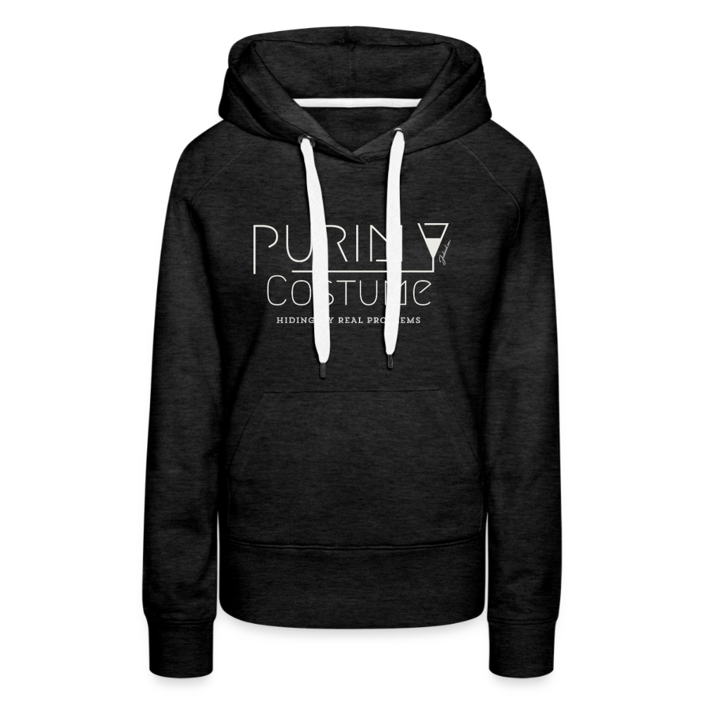 Purim Costume Women’s Premium Hoodie - charcoal grey