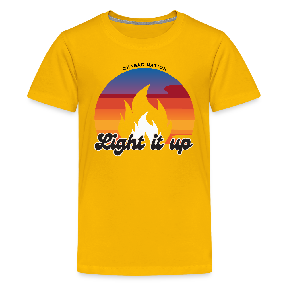 Light It Up Kids' Premium T-Shirt - sun yellow