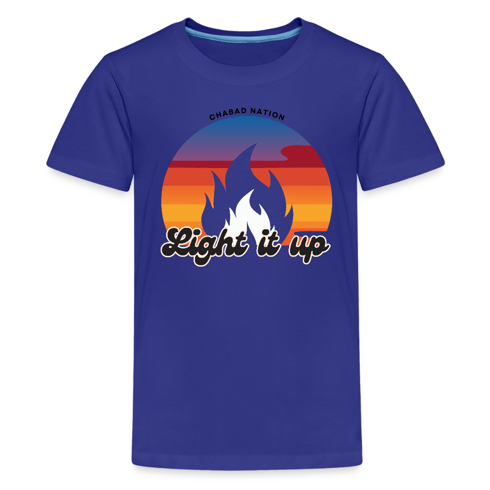 Light It Up Kids' Premium T-Shirt - royal blue