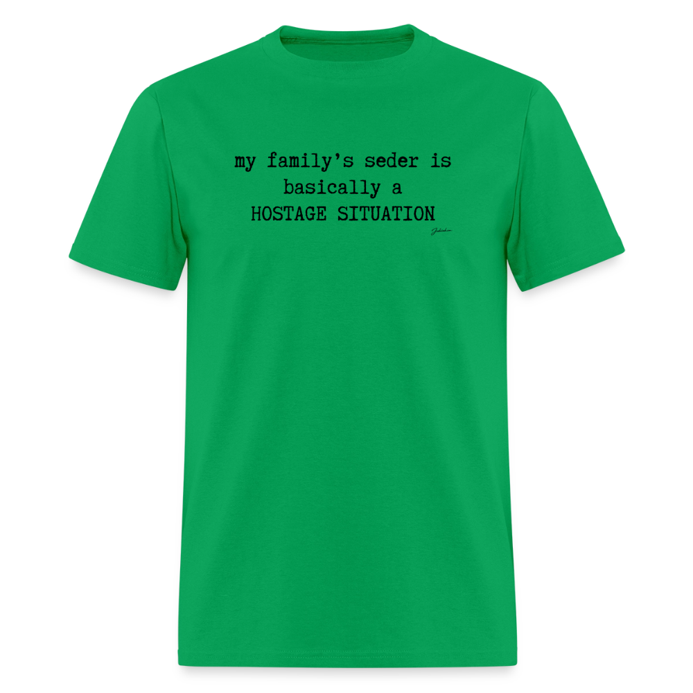Seder Hostage Men's T-Shirt | GILDAN 5000 - bright green