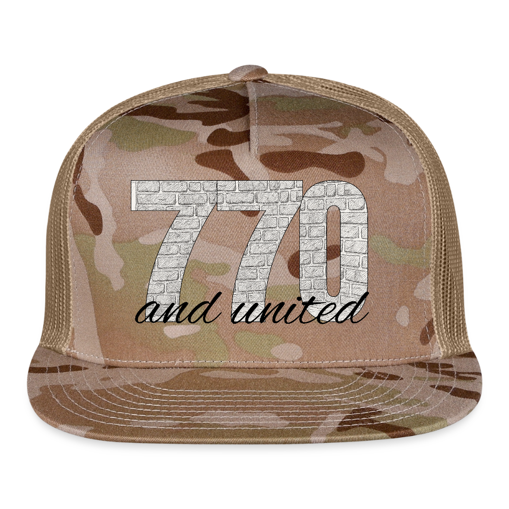 770 And United Trucker Hat - MultiCam\tan