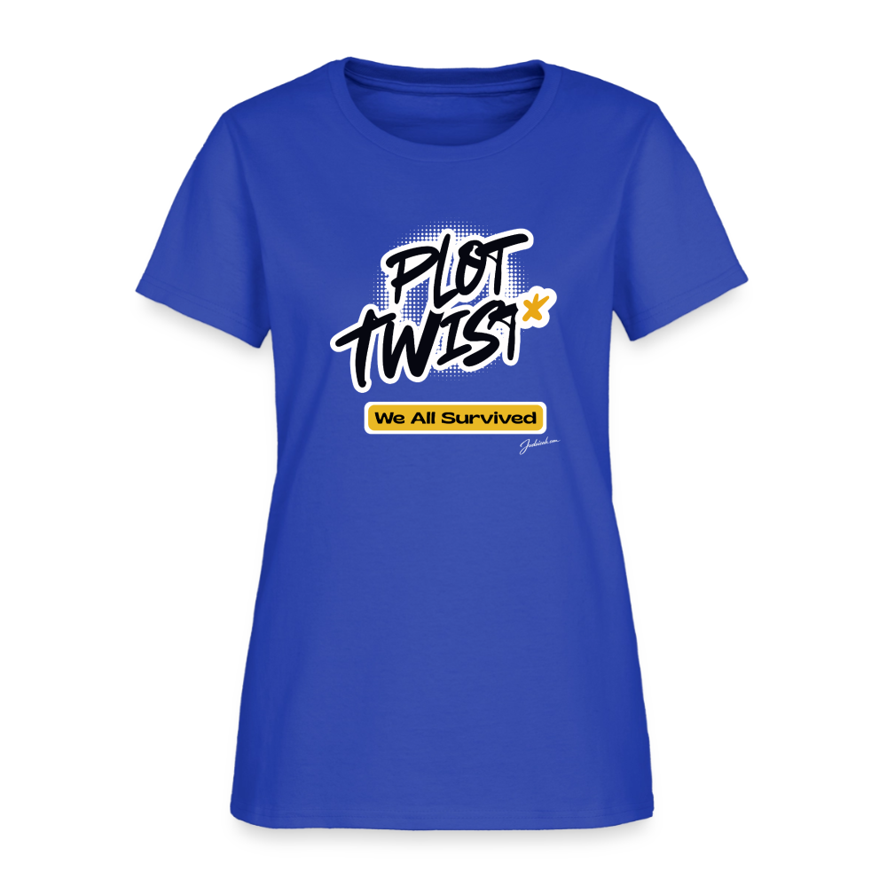 Plot Twist Women's T-Shirt - royal blue