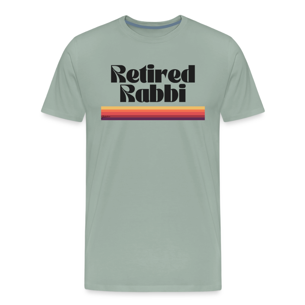 Retired Rabbi Men's Premium T-Shirt - steel green