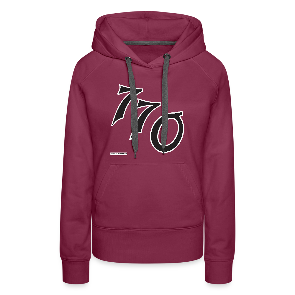 770 Women’s Premium Hoodie - burgundy
