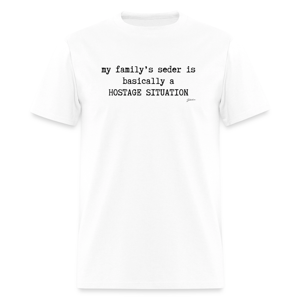 Seder Hostage Men's T-Shirt | GILDAN 5000 - white