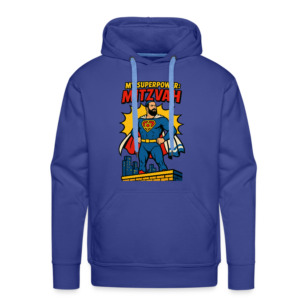 My Superpower: Mitzvah Men’s Premium Hoodie - royal blue