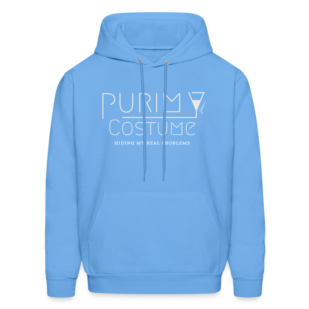 Purim Costume Men's Hoodie - carolina blue