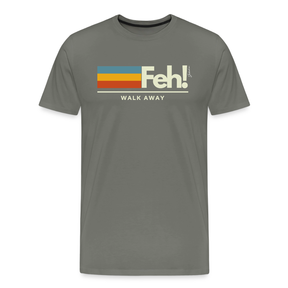 Feh! Men's Premium T-Shirt - asphalt gray