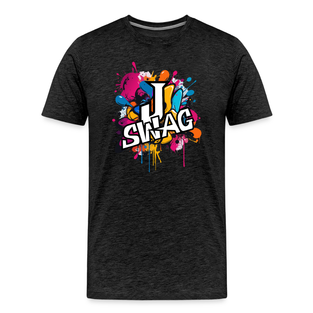 Jswag Logo Men's Premium T-Shirt - charcoal grey