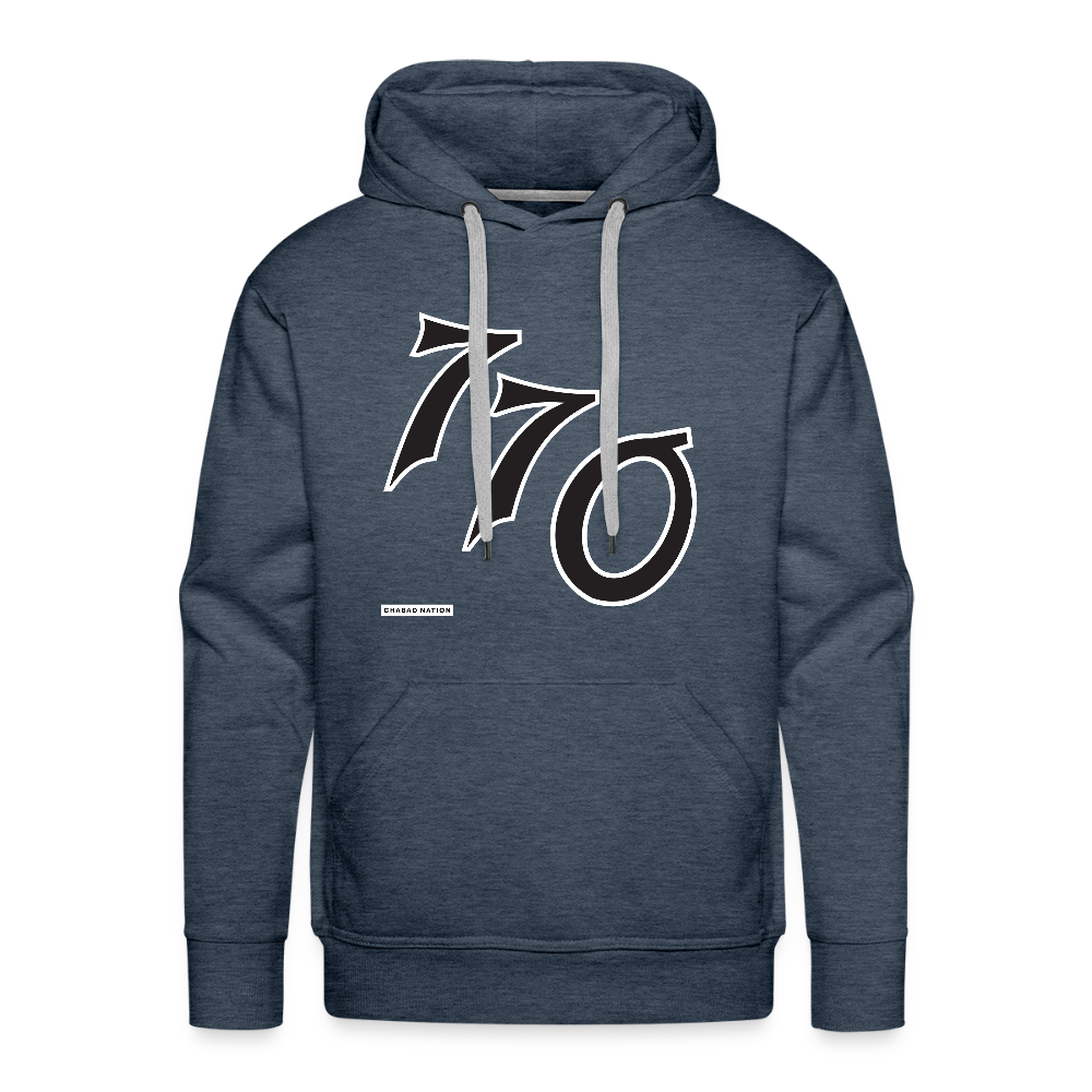 770 Men’s Premium Hoodie - heather denim