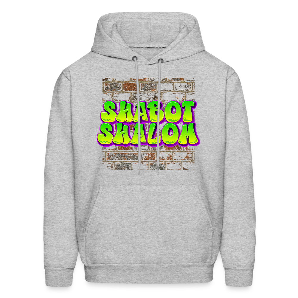 Shabot Shalom Brick 770 Graffiti Men's Hoodie - heather gray