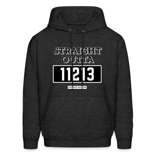 Straight Outta 11213 Men's Hoodie - charcoal grey