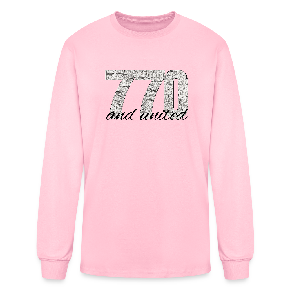 770 And United Men's Long Sleeve T-Shirt - pink