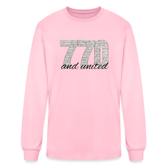 770 And United Men's Long Sleeve T-Shirt - pink