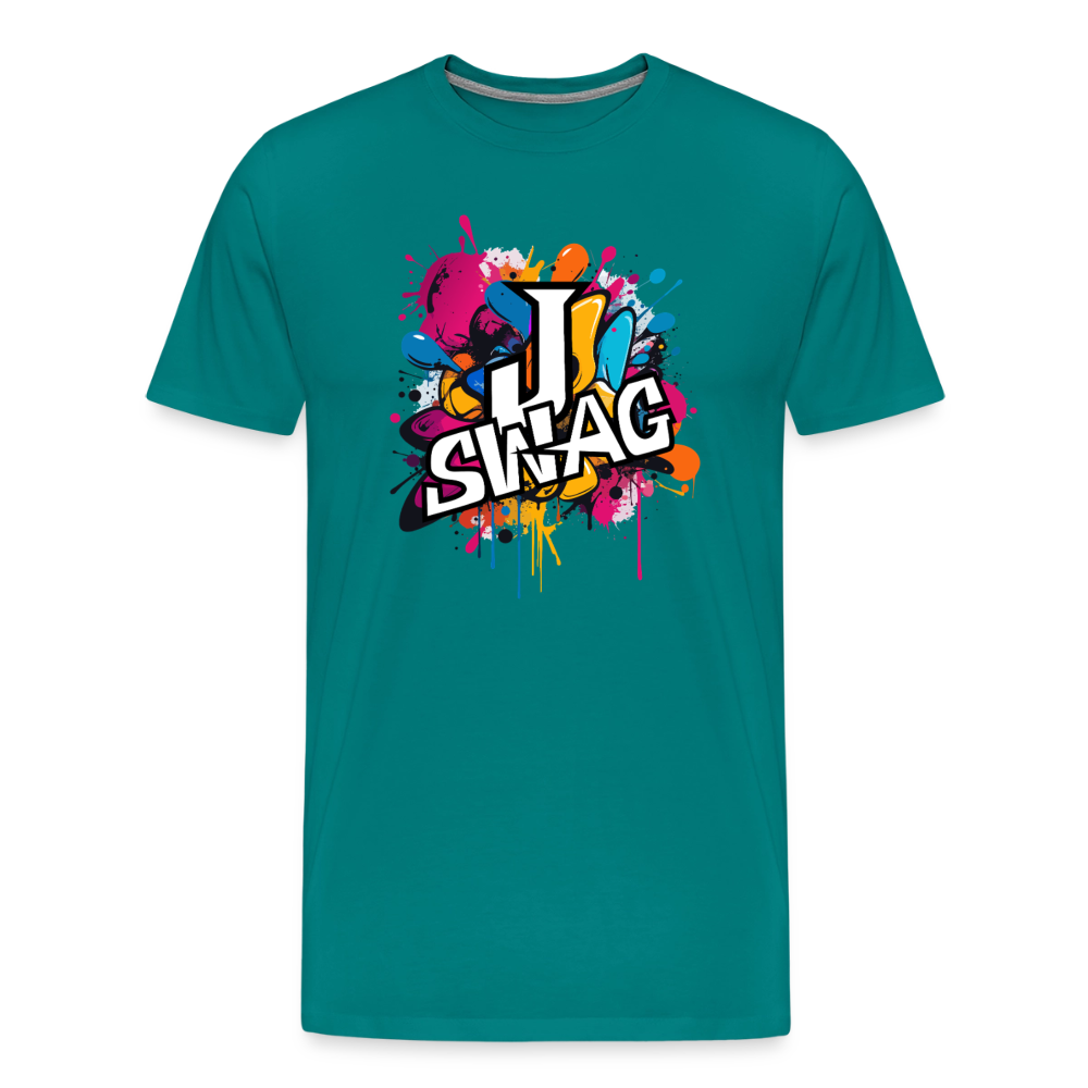 Jswag Logo Men's Premium T-Shirt - teal