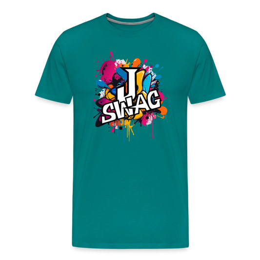 Jswag Logo Men's Premium T-Shirt - teal