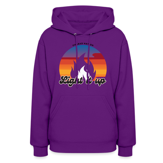 Light It Up Women's Hoodie - purple