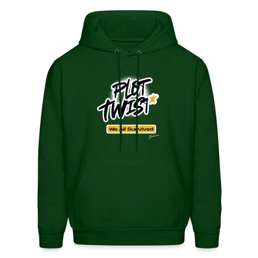 Plot Twist Men's Hoodie - forest green