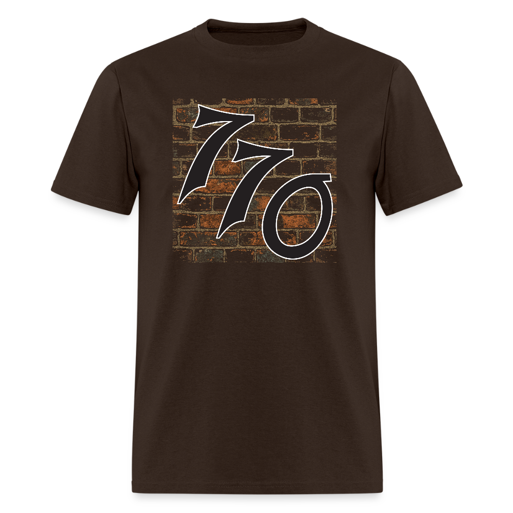 770 Brick Wall Men's T-Shirt | GILDAN 5000 - brown
