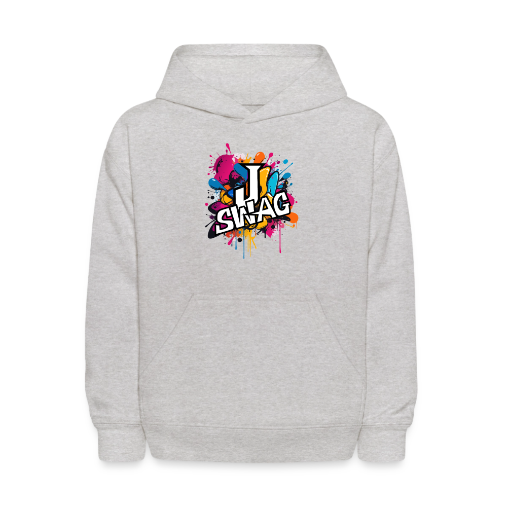 Jswag Logo Kids' Hoodie - heather gray