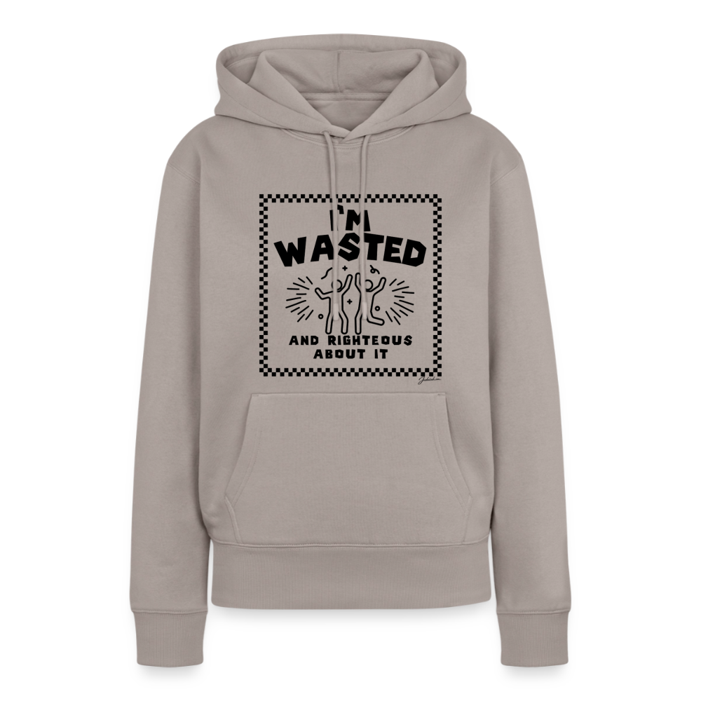Wasted & Righteous Women’s Premium Hoodie - taupe