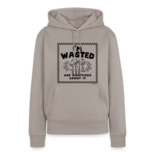 Wasted & Righteous Women’s Premium Hoodie - taupe
