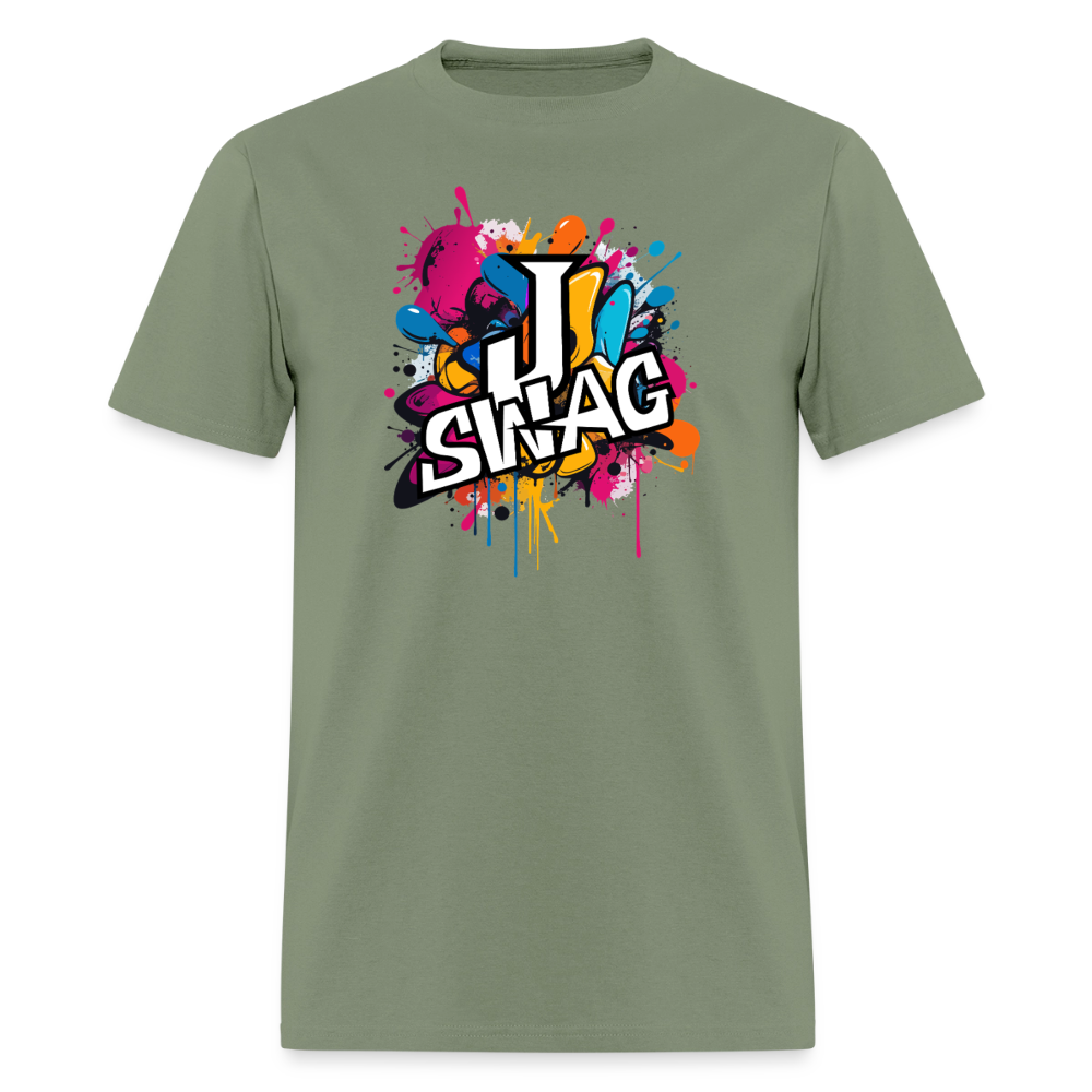 Jswag Logo  Men's T-Shirt | GILDAN 5000 - military green