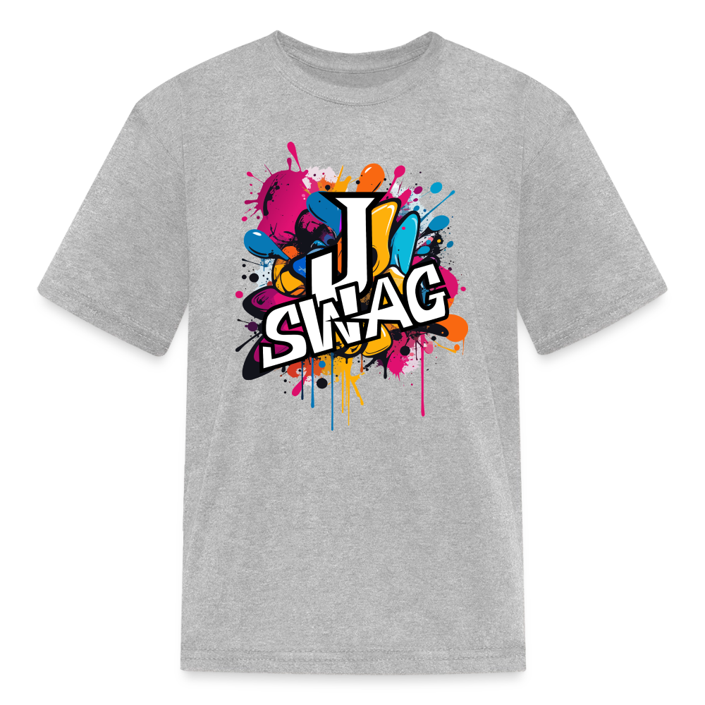 Jswag Logo Kids' T-Shirt - heather gray