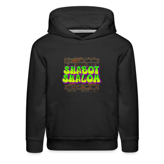Shabot Shalom Brick 770 Graffiti Kids‘ Premium Hoodie - black