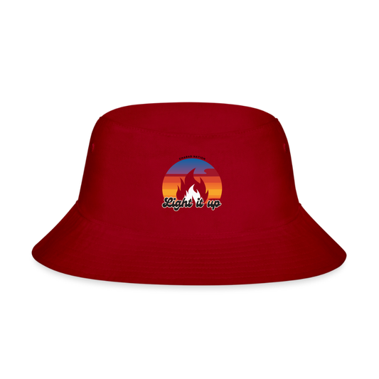 Light It Up Bucket Hat - red