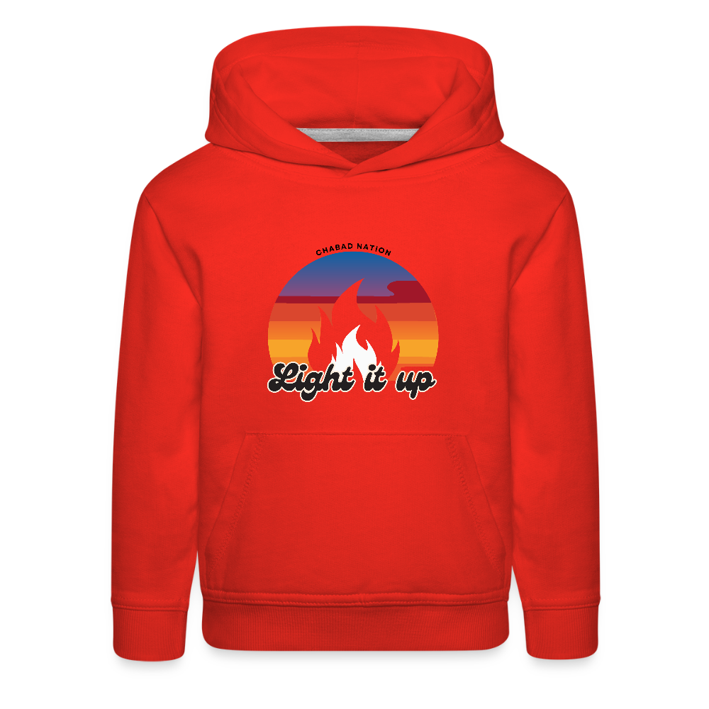 Light It Up Kids‘ Premium Hoodie - red