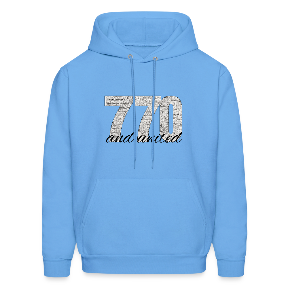 770 And United Men's Hoodie - carolina blue